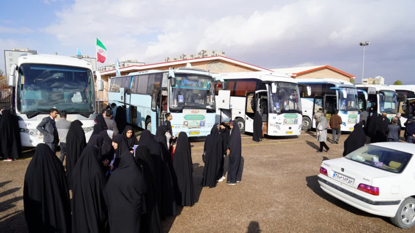 اعزام ۱۶۴ دانشجوی دختر دانشگاه بیرجند به اردوی راهیان نور در سرزمین مقدس