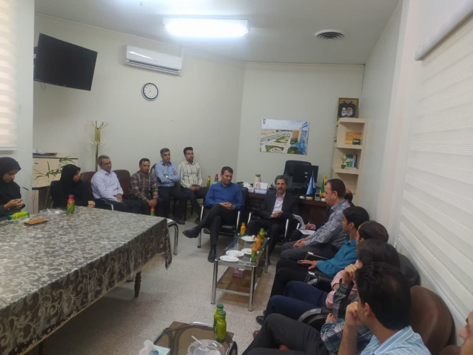 دیدار صمیمانه معاون آموزشی دانشگاه با کارکنان حوزه آموزش